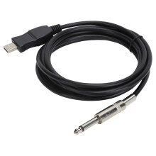 Gitarre USB-Kabel 3m, Impedanzkonvertierung