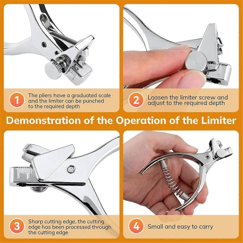 Pattern Notcher Tool for Fabric Sewing Pattern Pliers for Cloth Professional Hole Puncher Notcher Pu 1