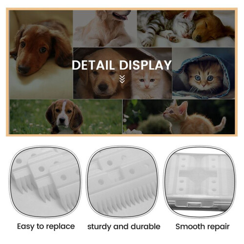 10Pcs/Lot Replaceable Ceramic 18 Teeth Pet Ceramic Clipper Cutting Blade for  A5 Series 2