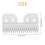 10Pcs/Lot Replaceable Ceramic 18 Teeth Pet Ceramic Clipper Cutting Blade for  A5 Series 8