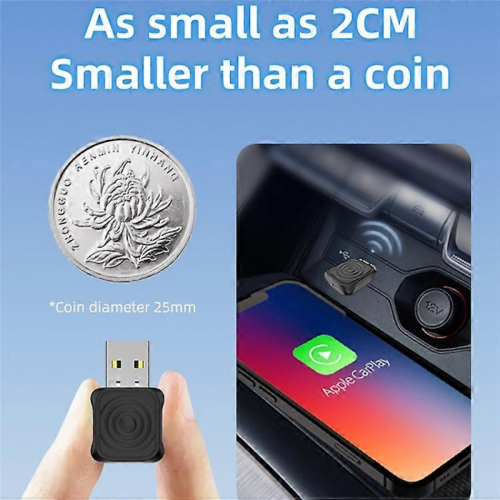 Mini Ultra Wireless CarPlay Android Auto Adapter Kompatibel mit Wired CarPlay Android Auto Car Upgrade 2