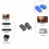 4K HDMI Extender over Cat6 LAN Adapter, 30m Range, Audio-Video Sync, Plug &amp; Play 4