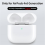 Compatible with Apple AirPods 4 Charging Case Bluetooth Earphone USB-C Port Wireless Charging Box 5