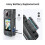 AMAGISN Quick-Release Plastic Cage for  X4 Air, Drop-Proof Camera Expansion Protection Frame for Aciton Camera Black 2