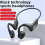 Waterproof earphones, wireless, skeleton transmission, 5