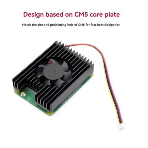 2X for Raspberry Pi CM5 Heatsink Fan - for Compute Module 5 IO & PoE Board, Enhanced Cooling 1