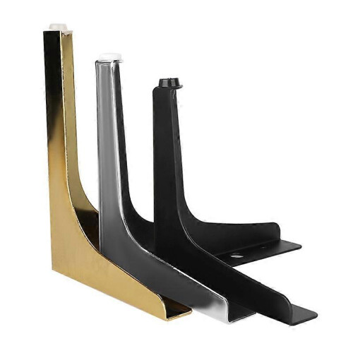 (black, 13CM) Pés de Sofá de Metal, Preto, Altura 3.93 Polegadas, Pacote com 4, Ferro, para Móveis 1