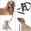 (Blue, 2X) Pet Dog Muzzle Halti Style Head Collar, Adjustable Nylon Leash Strap for Dog Pulling Training 2