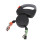 3m Hundeleine Doppel Schwarz Auto 5