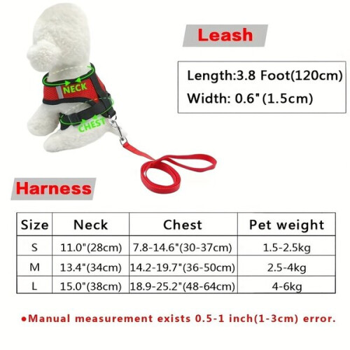 (S) Cat Harness with Breathable Mesh, Plaid Pattern, Lightweight for Walking and Running 2