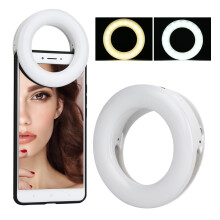 XJ-19 Tragbares Selfie-Ringlicht 40 LEDs