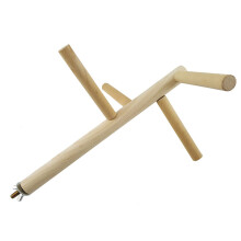 Drehbare Vogel-Standstange, Holz
