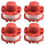 4Pcs Compatible with Einhell 3405096 Lawn Mower Spool Grass Trimmer Replacement Wire Reel 2