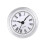 (Silver) Quartz Clock Insert Movement with Roman Numerals 61mm Diameter Plastic Glass Dial 2