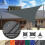 (Gray, 5*5*5m) Toldo Triangular para Jardim e Piscina em Tecido HDPE à Prova de Água e UV 3