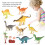 Simulation Dino Set 8 Teile Neu 1
