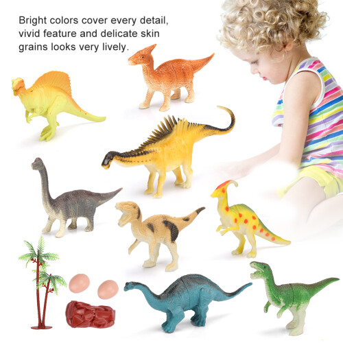 Simulation Dino Set 8 Teile Neu