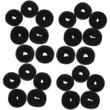 24pcs Donut Cabelo Bun Maker Tool Set para Mulheres Meninas Acessórios de Estilo de Cabelo Incluindo Ferramentas de Trança