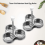 Egg Boiler Poached Egg Three Grid Stainless Steel Egg Boiler Egg Boiler Steamer 4