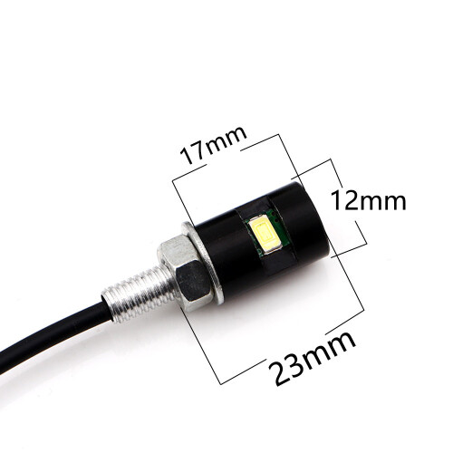Καθολικό φως πινακίδας μοτοσικλέτας 12V, σετ 2 τεμαχίων, αδιάβροχο, για α 2
