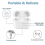 Wireless charging case Compatible with AirPods 3rd generation charging case with fast charging and Bluetooth pairing sync button 4