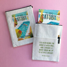 Great Gatsby Library Quote Book Sleeve Other Book