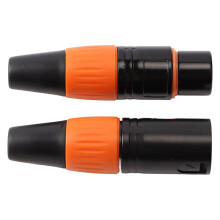 10 vergoldete XLR-Kupplungen