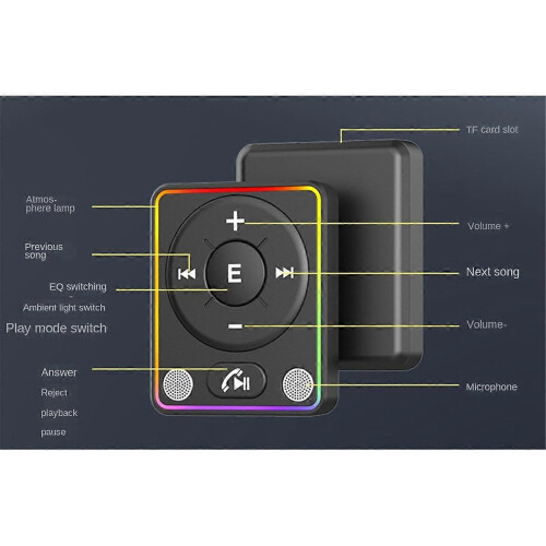 Αντάπτορας αυτοκινήτου με Bluetooth 5.3 και θύρα AUX, δέκτης ήχου με διπλό μι 1