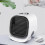 Mini raffreddatore d’aria da tavolo compatto, ventilatore personale silenzioso e portatile per casa e ufficio 4
