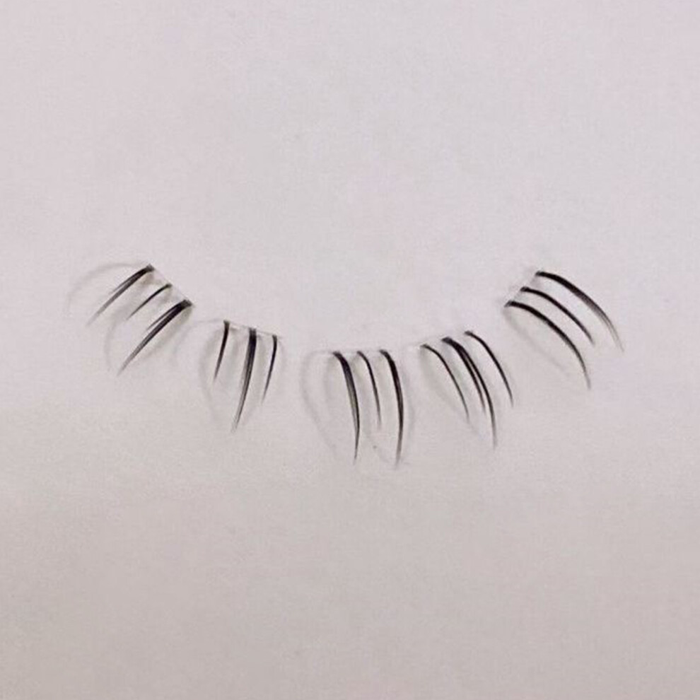 Hue-Grain Korean Natural False Lower Lashes - Lightweight & Comfortable