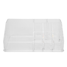 Transparente Schmuckbox 2-stöckig