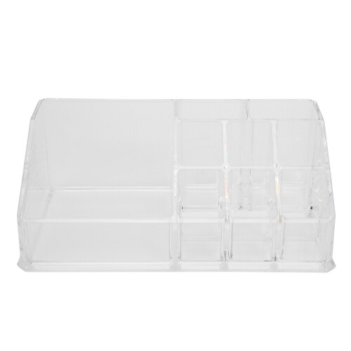 Transparente Schmuckbox 2-stöckig