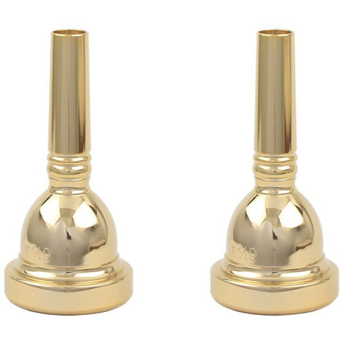 2X Embouchure de Trombone Alto en Cuivre 6,5AL Or 1