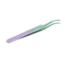Wimpernpinzette Edelstahl gebogen Tight Bite