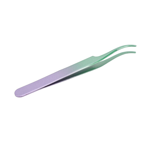 Wimpernpinzette Edelstahl gebogen Tight Bite