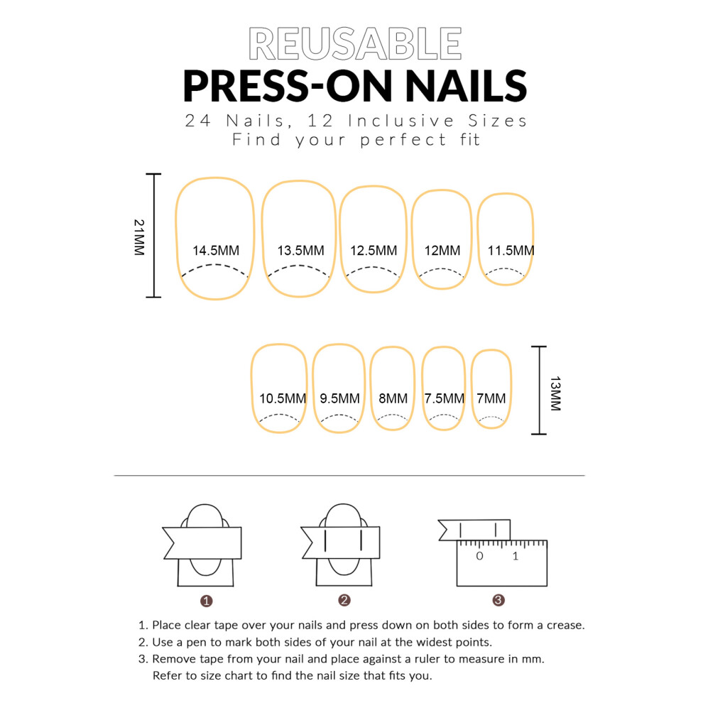 Zhouq-Outdoors Colorful Cat Eye Gradient Fake Nails Sweet & Charming Reusable False Nails For Manicure Lovers And Beauty Bloggers