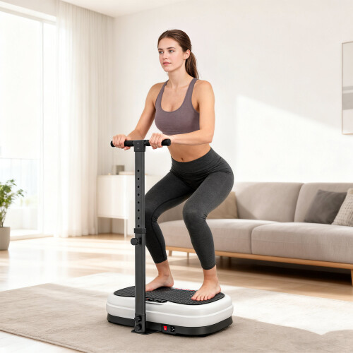 SPORTNOW Vibration Plate with Adjustable Handle, Auto or Manual Speeds 1