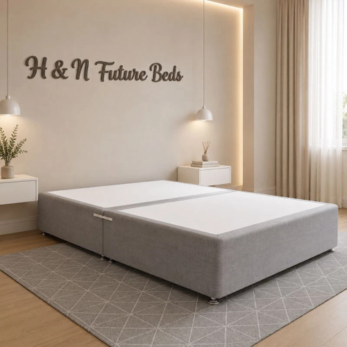 (Cream Plush, 5ft King(2 Drawer Same Side)) New Plush Velvet Divan Bed Base Upholstered Drawer Storage 3FT 4FT 4FT6 5FT 6FT 2