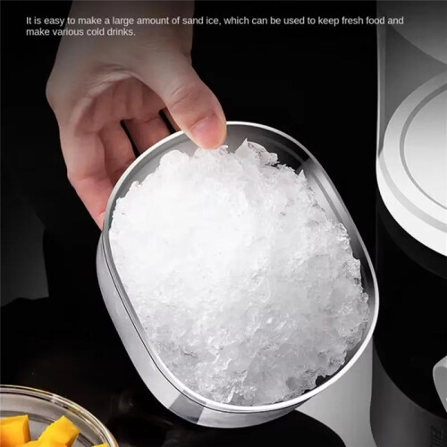 Portable Manual Ice Crusher,Multi-Function Smoothie Maker,Handheld Ice Shaver for Home Kitchen,Compact Hail Breaker Tool 2