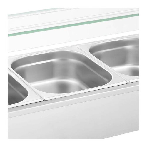 Bain-marie - 2,000 watts - 3 x GN 1/2 - robinet de vidange - couvercle 2