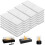 24PCS Tabletop Fire Pit Ceramic Wool Wick Table Top Firepit Sponge Cotton Core Fireplace Replacement Wicks 2x4.7inch 6