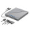 7 in 1 External Blu Ray CD/DVD Drive for Laptop,Slots USB 3.0 Portable CD/DVD Disk Drive Player Burner Reader Writer 2
