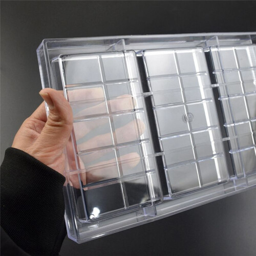 Polycarbonate Chocolate Bar Mold for Candy Making, Baking and Candy Snacks,Durable Appliance for Professional Bakery. 2