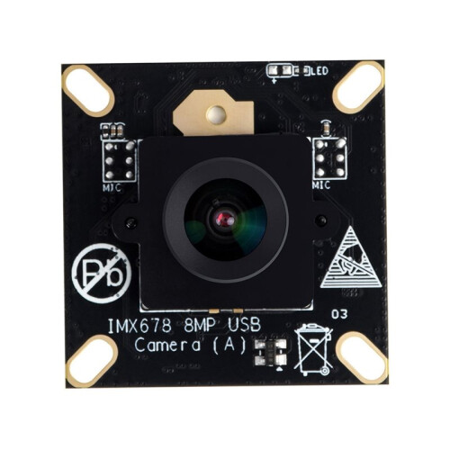 8MP USB Camera Module High-Resolution USB2.0 Output Fixed Focus Compact Design for Various Applications 1