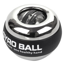 Bola de Torque Metálica com Giroscópio Leve e Ponderado com Início Automático para Treinamento e Fortalecimento de Mãos, Punhos e Antebraços