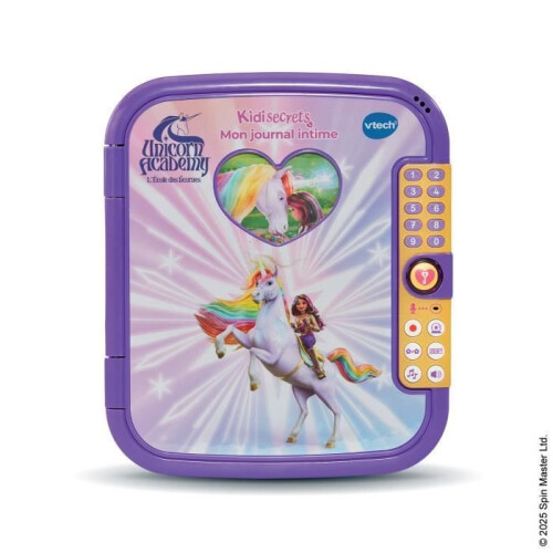 VTech VTECH - DIE EINHORN-SCHULE - KIDISECRETS, MEIN TAGEBUCH - Violett