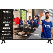 TCL 43S51K - TV QLED 43" (109 cm) - Full HD 1920x1080 - HDR10 - Android TV - 2xHDMI 1.4 - WiFi