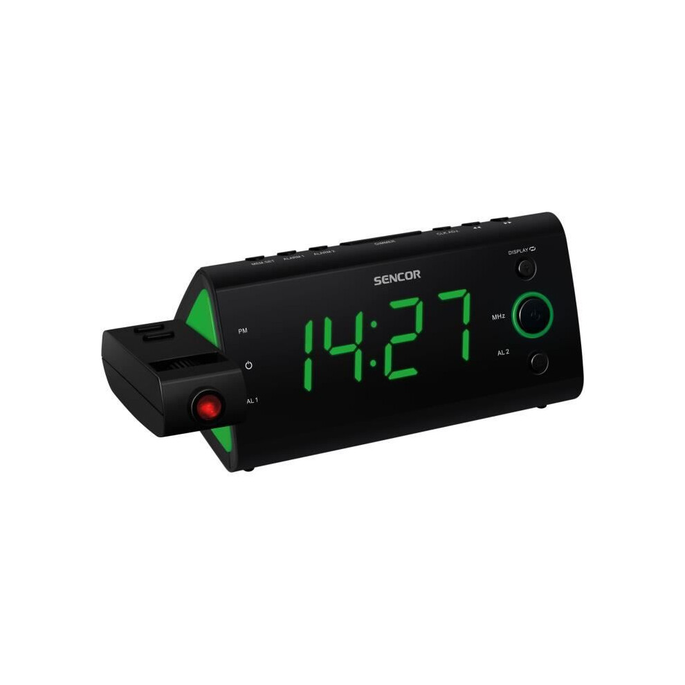 Sencor SRC 330 GN - clock radio - FM - Bild 2