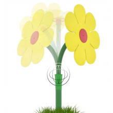 Galna Prästkrage-Sprinkler Galna Dansande Blomster-Vattensprinkler Roliga Solblommor Dansande Prästkrage-Gräsmattesprinkler för Trädgården C