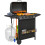 Outsunny Barbacoa de Ga Negro 121 x 54 x 97 cm 1